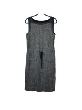 AKRIS Drawstring Sheath Dress